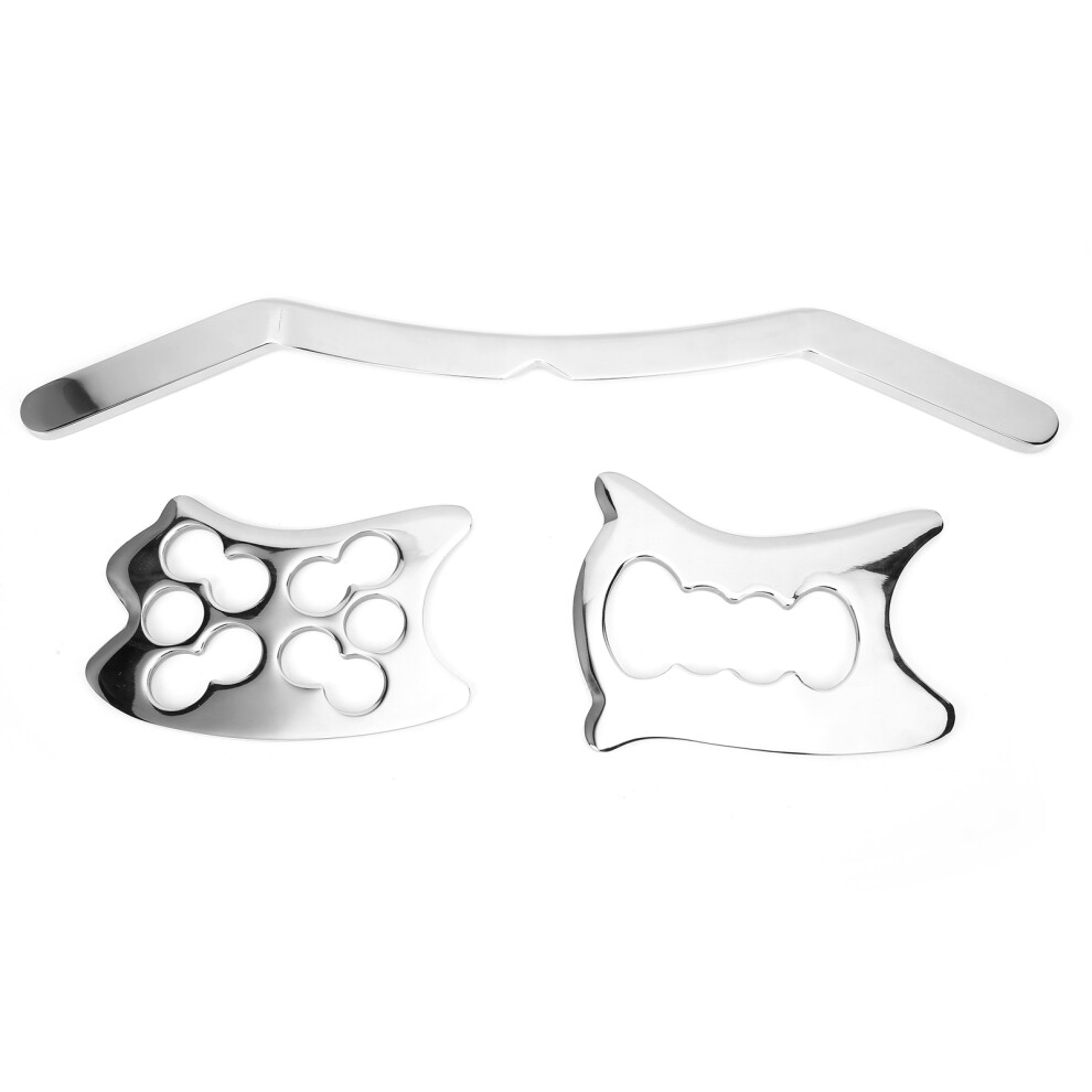 3pcs Stainless Steel Gua Sha Scraping Plate Body Massage Tools