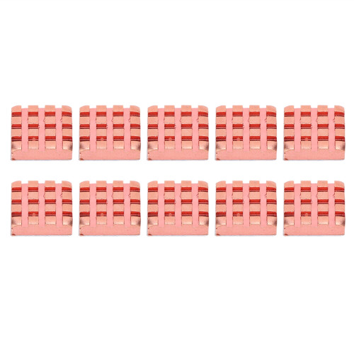 10Pcs Heat Sink Brass Mini Radiator P14x4x14
