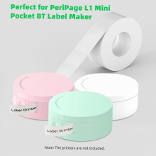 PeriPage L1 Pocket 1 Rolle transparent wasser-/öl-/reißfest