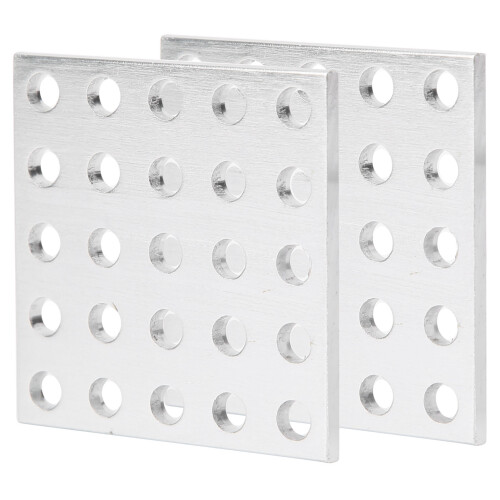 2pcs Aluminum Grid Panel Mesh 3116-0040-0040 5x5 Hole 1