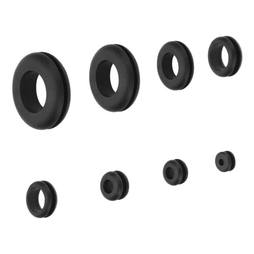 180x Gummidichtungen für Kabel und Drähte 1