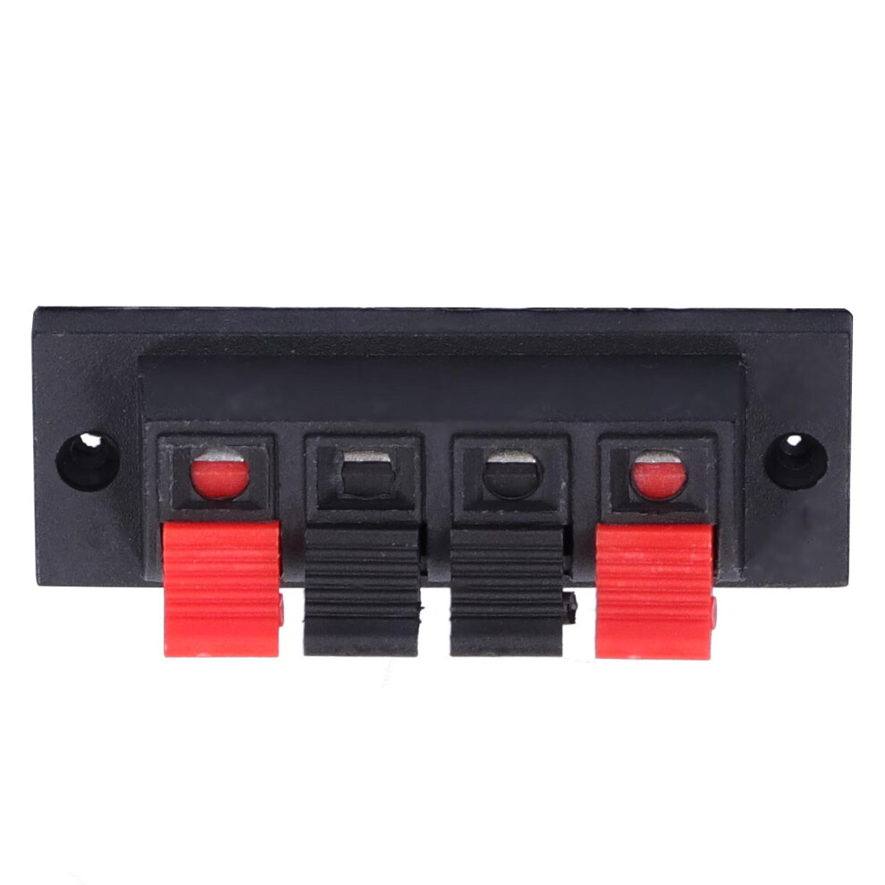 10Pcs Speaker Terminal 4 Way Quick Connect Audio Clamp 323163165769