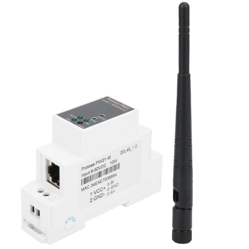 RS485 zu WiFi Ethernet Seriell-Server eCos 9-50VDC PW21-M