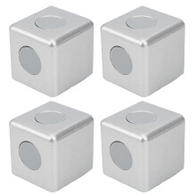 (European Standard 30 2‑Way) 4x Winkelschienenverbinder Aluminiumprofil EU 40 2-Wege