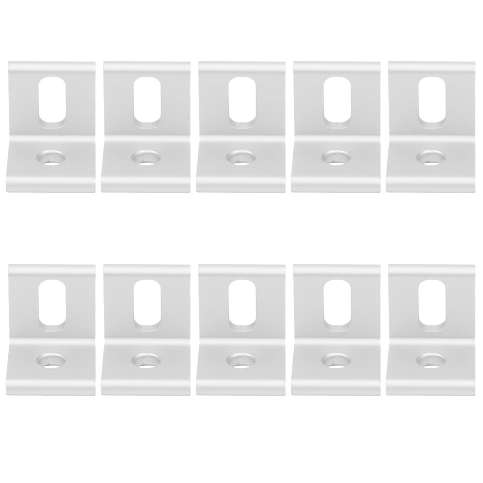 (2020) 10Pcs 90 Aluminum L Bracket Industrial Fasteners 2020 323163168944