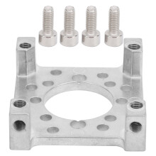 Quad Block Motor Mount Zinc Alloy 4pcs Screws M4 x 0.7mm