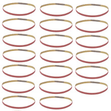 (80#) 20x Schleifband 330x10mm 80#