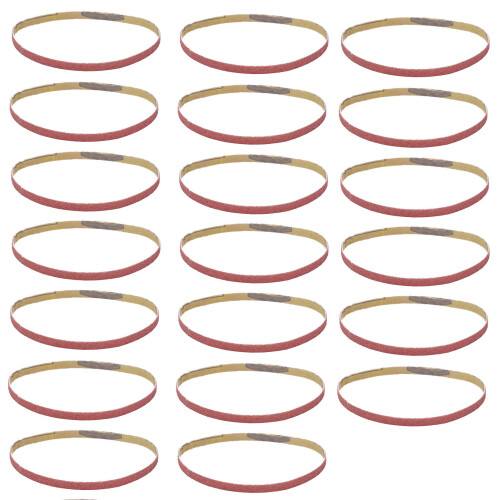 (80#) 20x Schleifband 330x10mm 80#