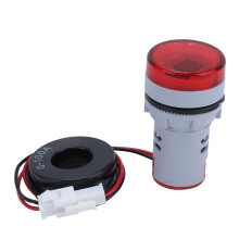 (Red) Digitaler Strommesser Rundamperemeter AC AD16-22DSA