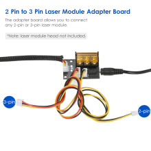 2-3 Pin Lasermodul-Adapter mit Kabeln für Gravierer
