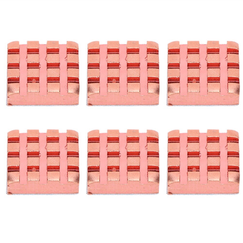 10Pcs Heat Sink Brass Mini Radiator P14x4x14 1