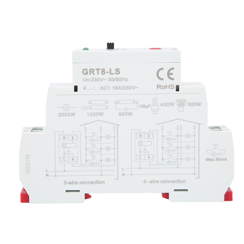 Time Relay Delay Switch Grt8-Ls Ac230v Power Distribution Control 323163166285