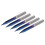 5x V-Spitze Fräser 4mm Schaft Hartmetall 4x0,3x25mm 2