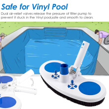 13,5-Zoll-Poolstaubsauger-Kopf für In- & Above Ground