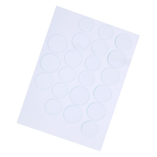 21x 35-45mm Flachglas-Uhrlinse 1,2mm Stärke 2