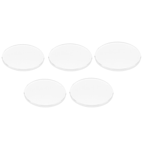 5x Uhrglas 20-22mm Saphir Doppelgewölbt 1,2mm