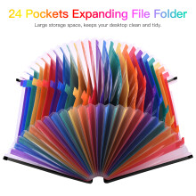 24-Taschen-Aktendeckler A4 Dokumentenorganisator