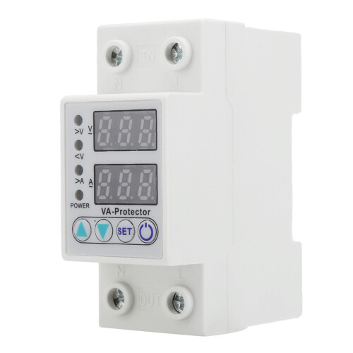 VA-63A Overvoltage Undervoltage Protector LED Dual Display 1