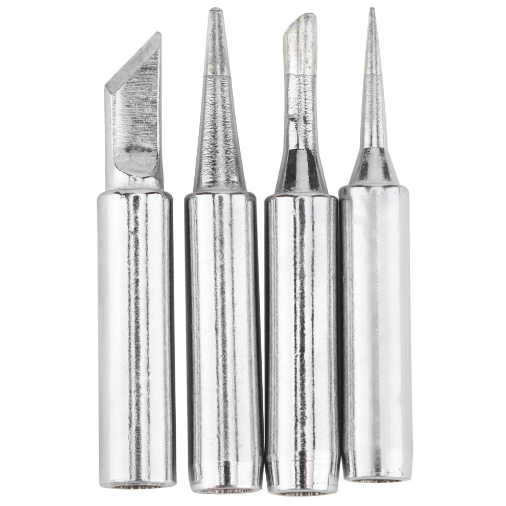 4Pcs Soldering Iron Tips Copper Station Constant Temp 936 Silver 323163159799