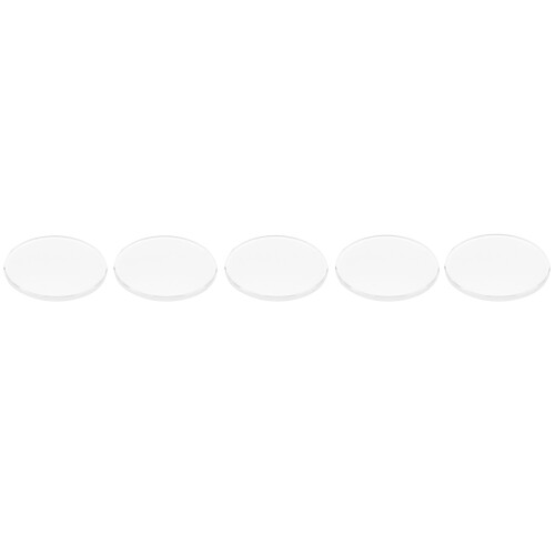 5x Uhrglas 20-22mm Saphir Doppelgewölbt 1,2mm 1