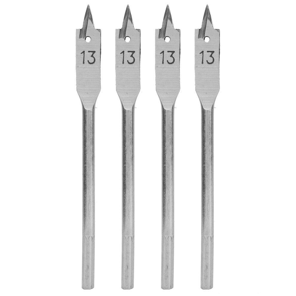 4Pcs Spade Drill Bit Set Paddle Flat Bits 13Mm 323163165615