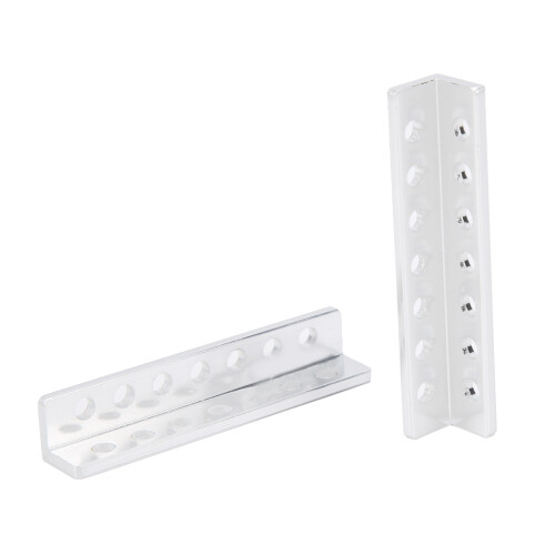 1 Pair 7 Hole L Beam 12x12x64mm Robotic Accessory 2