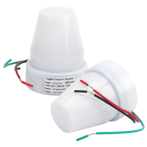 2x AC220V 10A Lichtschalter mit Helligkeitssensor 2