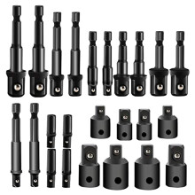 24-teilig Stoßdämpfer-Adapter H-ex Bohrer-Set Tragbar