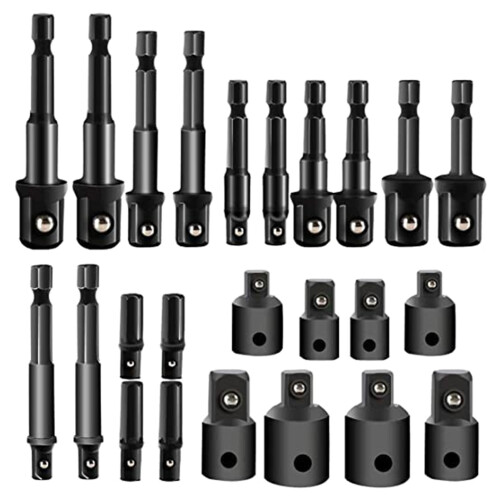 24-teilig Stoßdämpfer-Adapter H-ex Bohrer-Set Tragbar