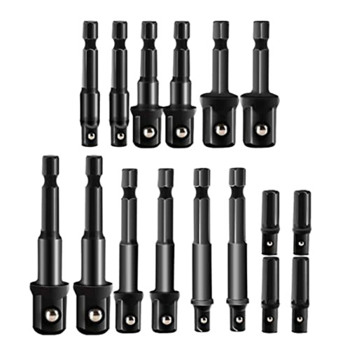16-teilig Stoßdämpfer-Adapter H-ex Bohrer-Set Tragbar