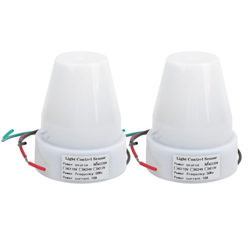2x AC220V 10A Lichtschalter mit Helligkeitssensor 1
