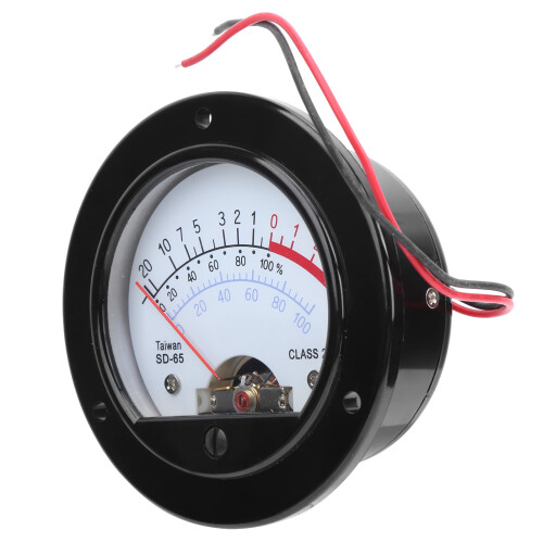 SD-65 Analog-VU-Meter Vintage Voltmeter mit Gelb-Hintergrund 2