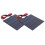 2 Mini-Solar-Batteriemodule 1m Kabel DC 12V 150mA 5