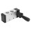 Pneumatisches Ventil 4H310-10 0-0,8 MPa PT3/8" 5