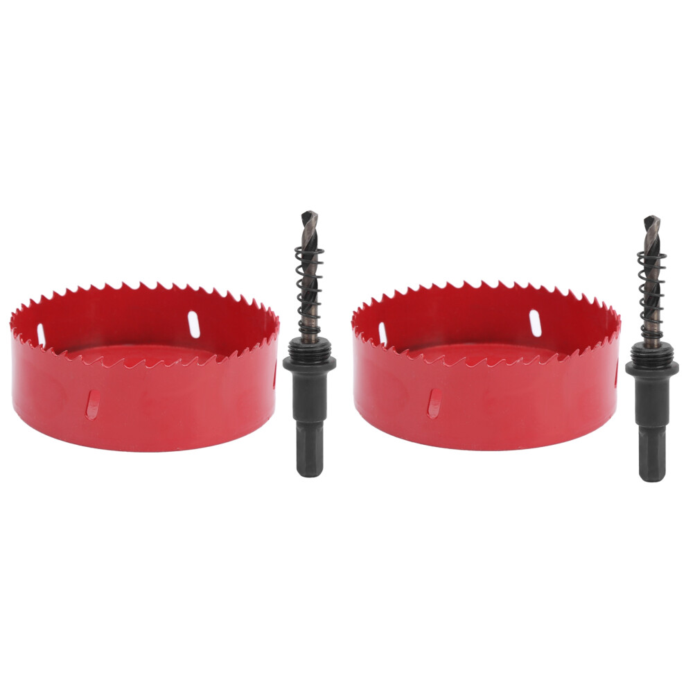 (110Mm) 2 Sets Bimetal Hole Saw Cutter 120165Mm (95Mm) 323163170831