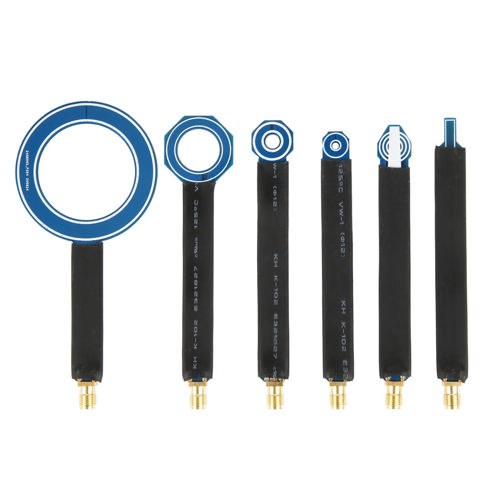 6Pcs Near-Field Magnetic Field Probes Set Emi Sma Test Antennas 323163171531