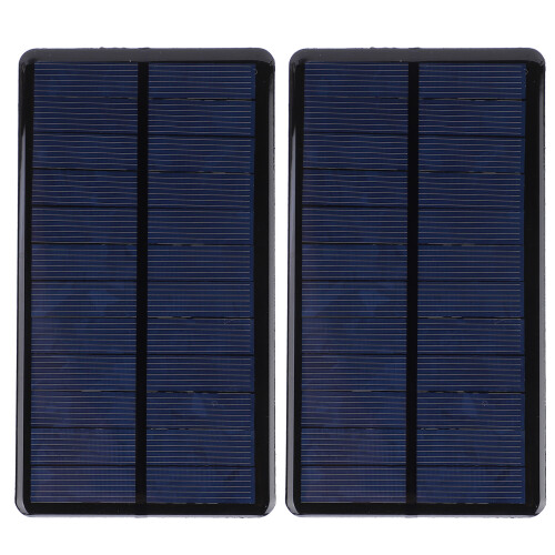 2x Mini-Solarpanel Epoxy 6V 210mA