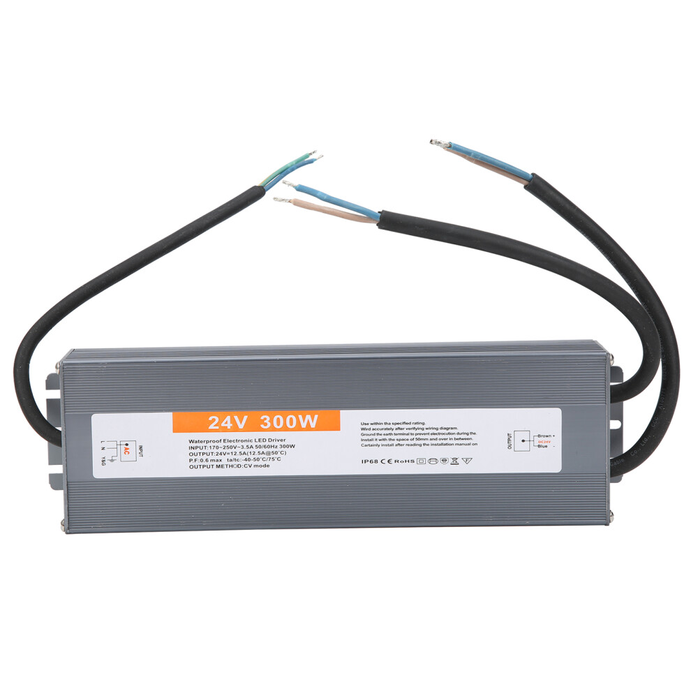(Dc24v) Ultrathin Waterproof Switching Power Supply Ac170-250V 300W Dc24v 323163172026