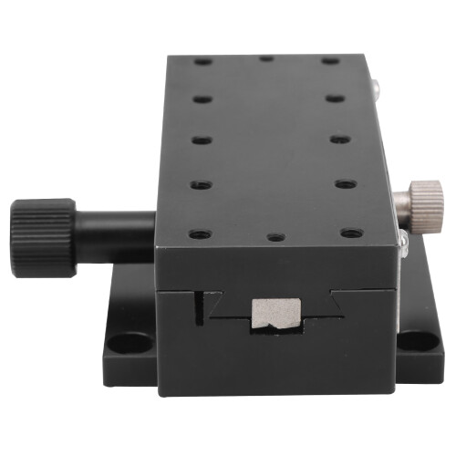 Linear Slide Manual X Axis Dovetail Rack Pinion Stage Fine-Tune 2