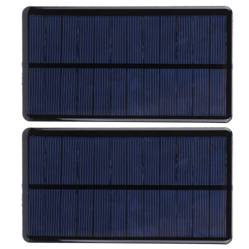 2x Mini-Solarpanel Epoxy 6V 210mA 1
