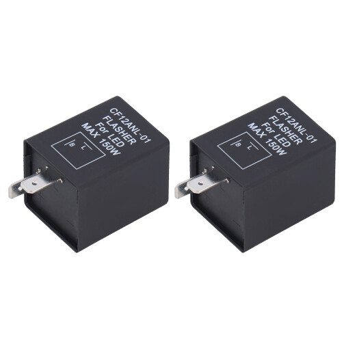 2x LED-Blinkrelais 2-Pin DC12V Blinklicht 1