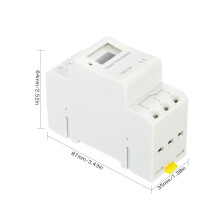 THC15A Digitaler LCD-Timer 16A 7 Tage 12V Hutschiene