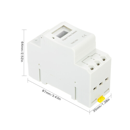 THC15A Digitaler LCD-Timer 16A 7 Tage 24V 1