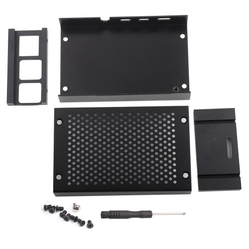 Leichte Aluminium-Motherboard-Schutzgehäuse für Raspberry Pi4