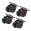 4pcs GD-60F Heavy Duty Roller Wheel Leveling Caster 5