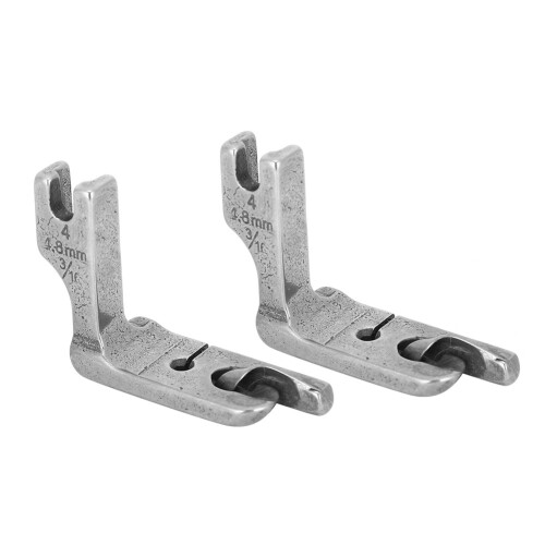2x Nähfuß für Rundkantenabschneidefuß 3/16"