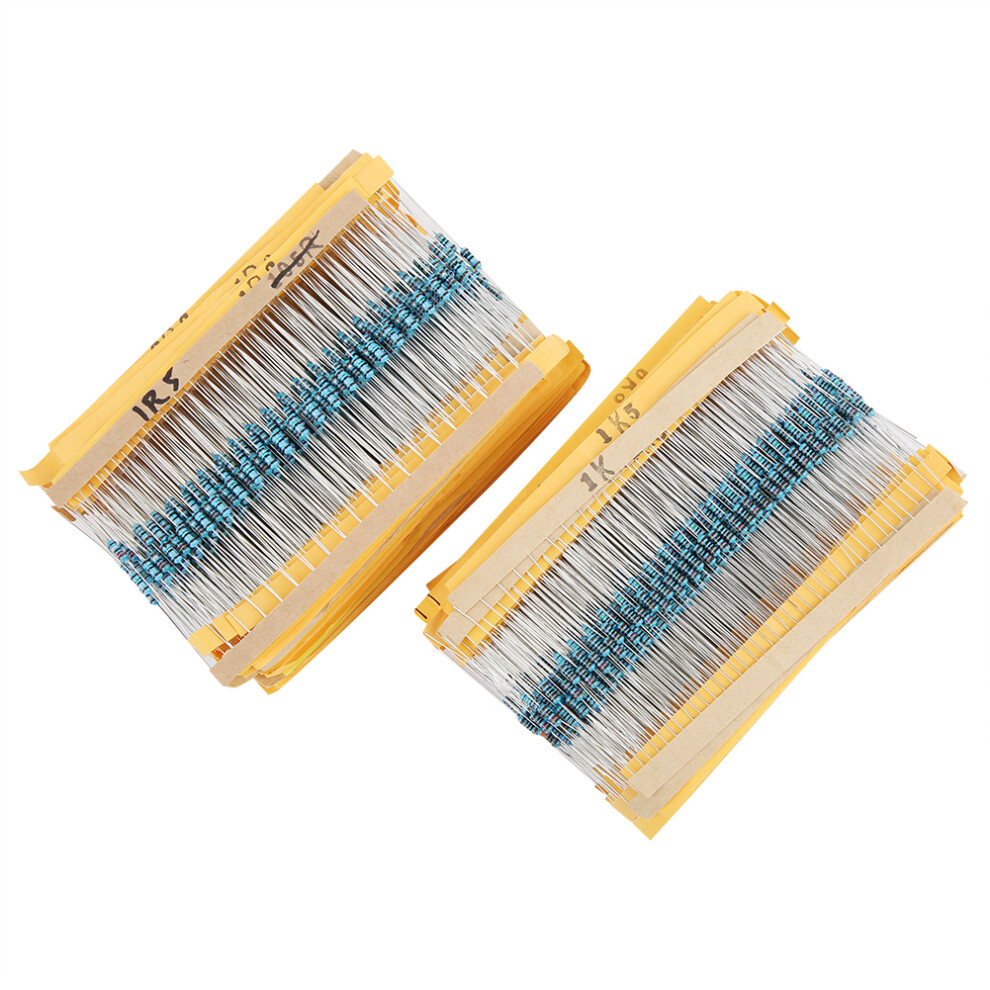 2600Pcs Metal Film Resistors Set 1Î©-3Mî© 323163178998