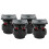4pcs GD-60F Heavy Duty Roller Wheel Leveling Caster 2