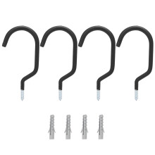4x Metall-Bikehalterung Wandmontage Garage Hänger