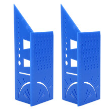 (Blue) 2x 3D Holzwinkel-Messschieber Blau